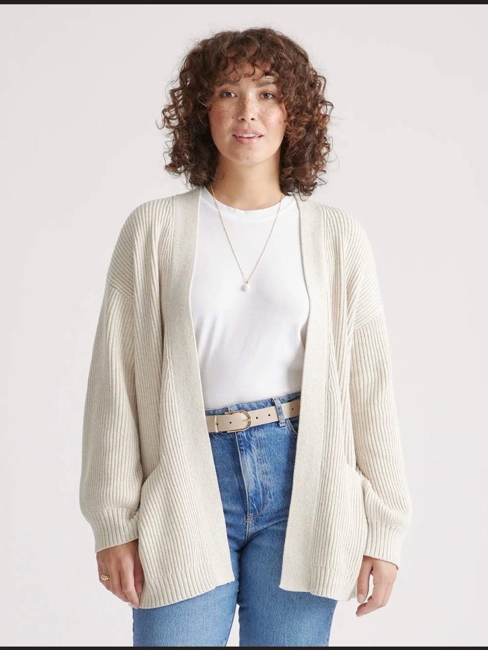 ☕️ Quince - Organic Cotton Cardigan